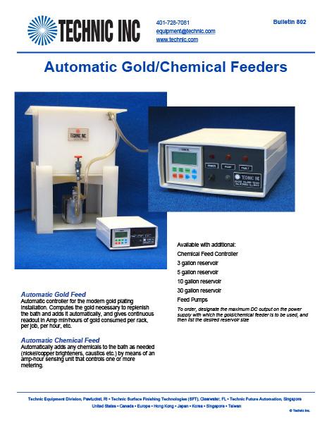 Automatic Gold/Chemical Feeder