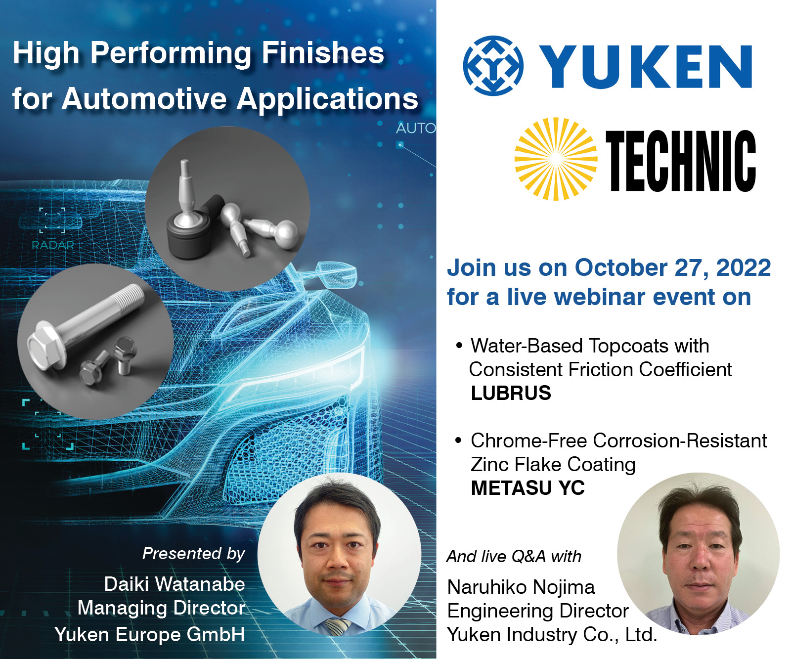 Yuken Technic Webinar Promotion Image