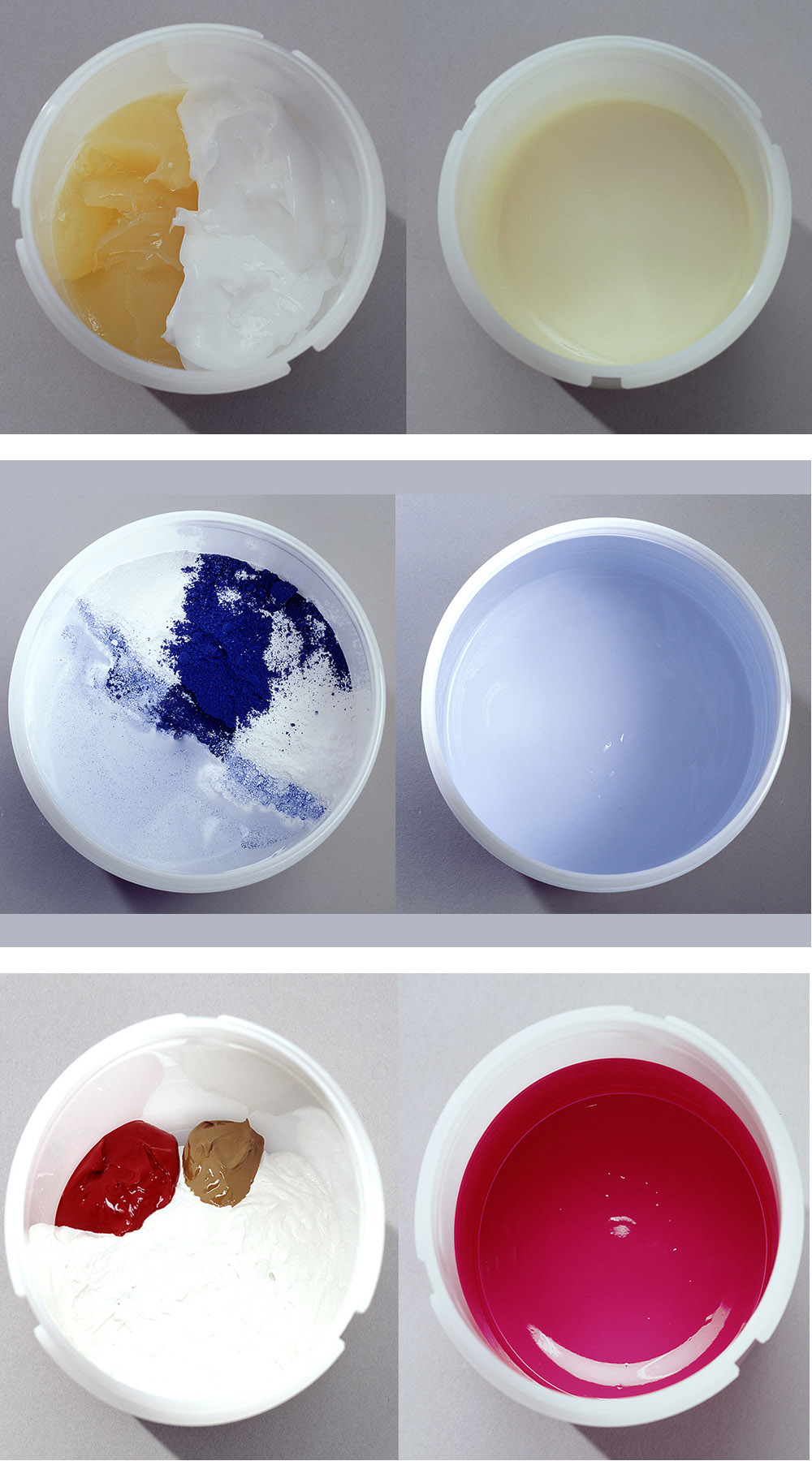 Examples of mixing capabilities