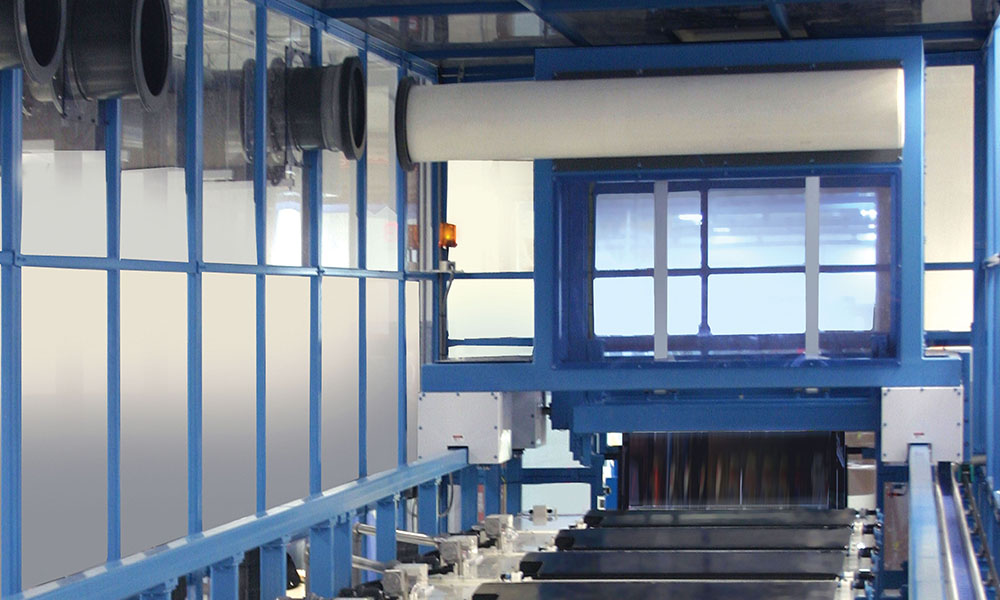 Exhaust ducts, enclosed hoist and tank covers