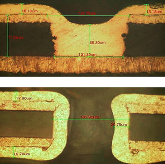 PWB Crossection Images