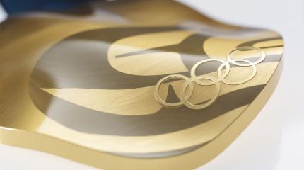 Gold Plated Olympic Medal