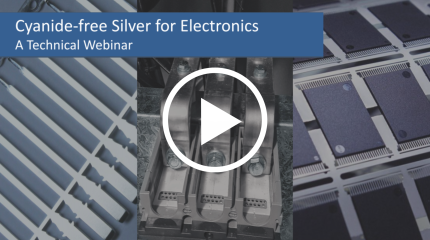 Connector- Cynide-Free Silver for Electronics