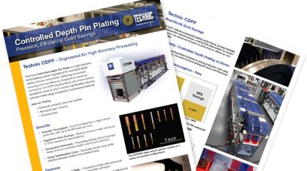 Technic Controlled Depth Pin Plater