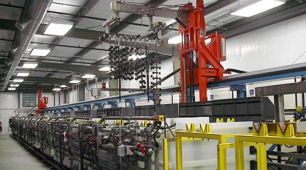 Dual Hoist Technic Anodizing Line Equipment