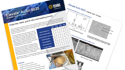 Elevate® AuSn 8020 Fact sheet