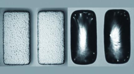 (Left) Before Reflow (Right) After Reflow at 310°C