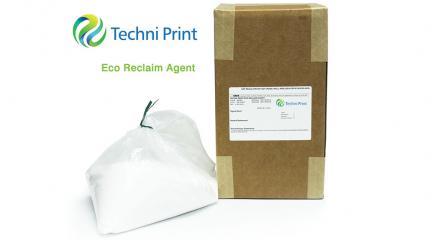 Techni Print Eco Reclaim Agent reduces waste disposal.