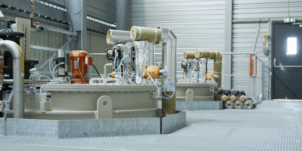 High purity chemical storage area