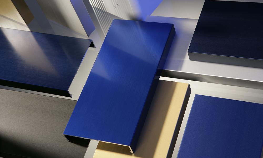 Anodized building materials