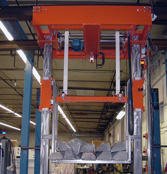 Large Overhead Hoist Testing