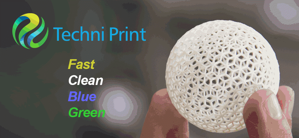 Techni Print - Fast, Clean, Blue, and Green